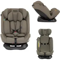 Novi Lucas Premium i-Size Kindersitz (R129) – Taupe – Gruppe 0/1/2/3 - 0-150 cm