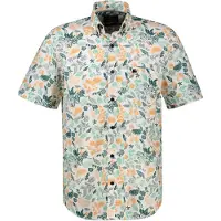 Lerros Kurzarmhemd "Kurzarmhemd mit sportivem Button-down-Kragen"