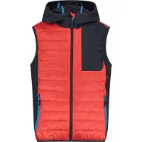 CMP Kid Hybrid Vest Fix Hood Fire 110