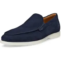 Ecco Herren Metropole Verona Wildleder Blau 47
