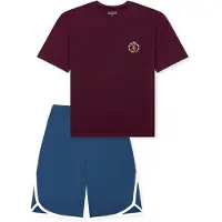 Schiesser Pyjama Nightwear in pflaume | Gr.: 140
