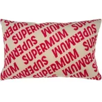 PAD Dekokissen "SUPER" Made in Europe, Kissenhülle ohne Füllung, 35x60 cm