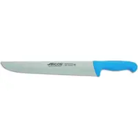 Arcos Fischermesser (perlmuttartig) Farbe - Prof 292523 Edelstahl Nitrum und mango ergonomisches Polypropylen blau und 35 cm Klinge, Vitrine