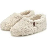 Elbsand Hausschuh Pantolette, Pantoffel, Hüttenschuh beige Größe 38