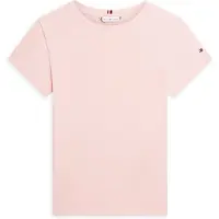 Tommy Hilfiger Co Slub Slim Ss Tee Soft Rose Größe: S | Hemden Outlet | Damen | Rosa