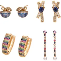 Faina Women Earrings Set in gold | Gr.: onesize