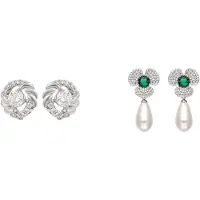 Faina Women Earrings Set in silver | Gr.: onesize