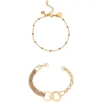 Faina Women Bracelets Set in gold | Gr.: onesize