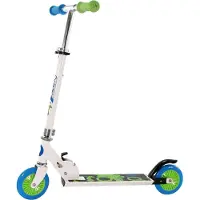 Best Sporting Scooter 125er Rolle, Tretroller für Kinder, klappbar, Farbe weiß/blau oder schwarz/orange