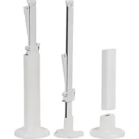 Wemefa Standkonsole Super Standfix bestehend aus: 2 Standkonsolen, 2 Rohrabdeckungen, 2 Fußabdeckungen
