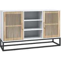 vidaXL Sideboard Weiß 105x30x65 cm Holzwerkstoff