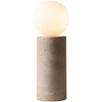 It´s about RoMi - Tischleuchte Tivoli - Weiß - Ø12cm Tischlampe - Nachttischlampe, Wohnzimmer, Schlafzimmer