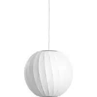 HAY Nelson Ball Crisscross Bubble Hängelampe Ø33cm Herman Miller , Weiß, für Esszimmer, Kunststoff