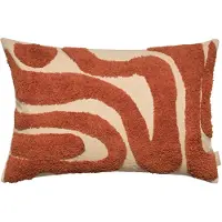 Fonq Wave Zierkissen 40 x 60 cm - Terra
