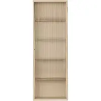 Ferm Living - Haze Wandschrank, 35 x 100 cm, Glas / kaschmir