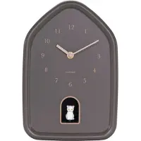 Karlsson - Wanduhr Modern Kitty - Braun - 29.1x20x29.1cm