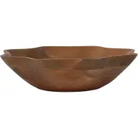 Urban Nature Culture Servierschale Bonnie Golden Oak (2er-Set)