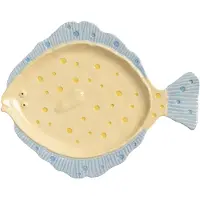 &Klevering - Plaice Servierplatte, 37 x 29,5 cm, mehrfarbig
