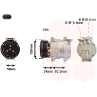 VAN WEZEL Kompressor, Klimaanlage 8100K071