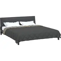 vidaXL Ganzjahresbettdecke Grün und Anthrazit 220 x 240 cm Mikrofaser