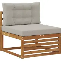 vidaXL Sofagarnituren mit Kissen 10 pcs Massivholz Akazie