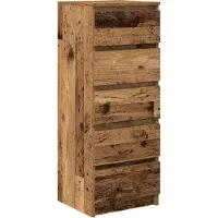 vidaXL Sideboard mit Schubladen Altholz-Optik 37,5x35x99 cm