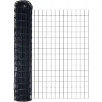 vidaXL Bodenmontierter Euro-Zaun 25 x 1,2 m PVC-beschichteter Stahl