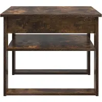 vidaXL Couchtisch Räuchereiche 64 x 54 x 44 cm Holzwerkstoff