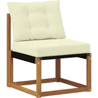 vidaXL Outdoor-Sofagarnitur mit Kissen 4 pcs Natur und Creme