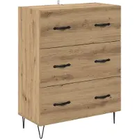 vidaXL Highboard Artisan-Eiche 69,5 x 34 x 90 cm Holzwerkstoff