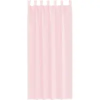 vidaXL Voile Vorhänge mit Schlaufen 2 Stk. Hellrosa 140x245 cm