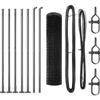 vidaXL Euro-Zaun mit Betonsockel 10 x 1,2 m PVC-beschichteter Stahl