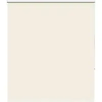 vidaXL Verdunkelungsrollo Cremeweiß 125x130cm Stoffbreite 121,6cm