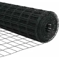 vidaXL Euro-Zaun mit Stacheln 10 x 0,6 m PVC-beschichteter Stahl Grau