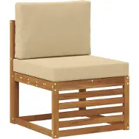 vidaXL Sofagarnituren mit Kissen 3 pcs Massivholz Akazie