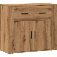 vidaXL Sideboard Artisan-Eiche 80x33x70 cm Holzwerkstoff