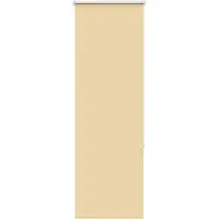 vidaXL Verdunkelungsrollo Beige 55x175cm Stoffbreite 50,7 cm Polyester