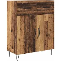 vidaXL Highboard 2 Stk. Altholz 69,5 x 34 x 180 cm Holzwerkstoff