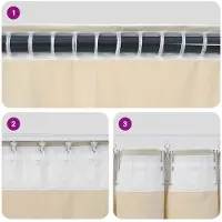vidaXL Verdunkelungsvorhänge 2 pcs Weinrot 140 x 260 cm Samt