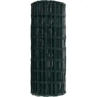 vidaXL Eurozaun Grün 0,6 x 50 m PVC-beschichtetes Eisen