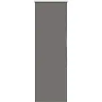 vidaXL Verdunkelungsrollo Grau 45x150 cm Stoffbreite 40,7 cm Polyester