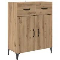 vidaXL Highboard Artisan-Eiche 69,5 x 34 x 180 cm Holzwerkstoff