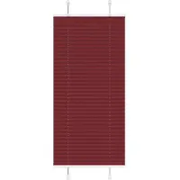 vidaXL Plissee Bordeauxrot 65x150 cm Stoffbreite 64,4 cm Polyester