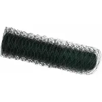 vidaXL Schweißgitterzaun 0,5 x 10 m PVC Grün