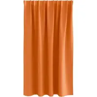 vidaXL Verdunkelungs-Vorhänge mit Ringen 2 pcs Helles Orange