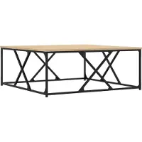 vidaXL Couchtisch Sonoma-Eiche 100x100x40 cm Holzwerkstoff