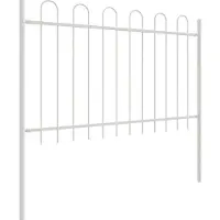 vidaXL Gartenzaun BOXTEL Weiß