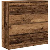vidaXL Sideboard Altholz-Optik 100x35x99 cm Holzwerkstoff