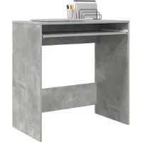 vidaXL Schreibtisch Beton Grau Holzwerkstoff 77,5 x 43 x 79 cm