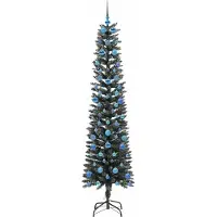 vidaXL Jasper (mit LEDs und blauen Kugeln)